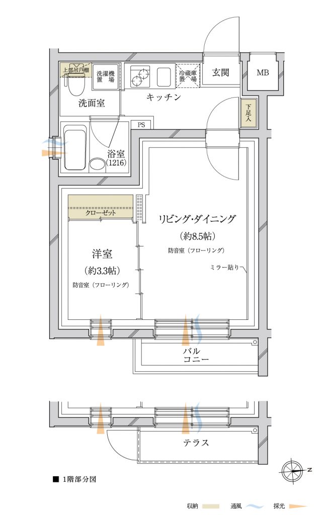 プロ蒲田　間取り図