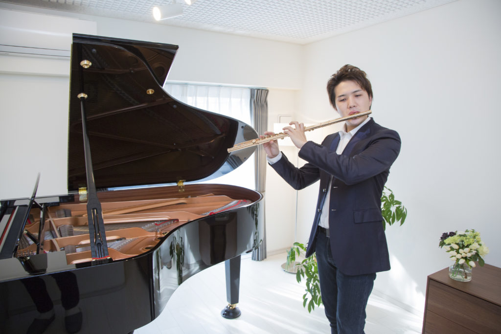 フルーティスト 上野 星矢さん「リハーサル・音楽教室として活用しています」