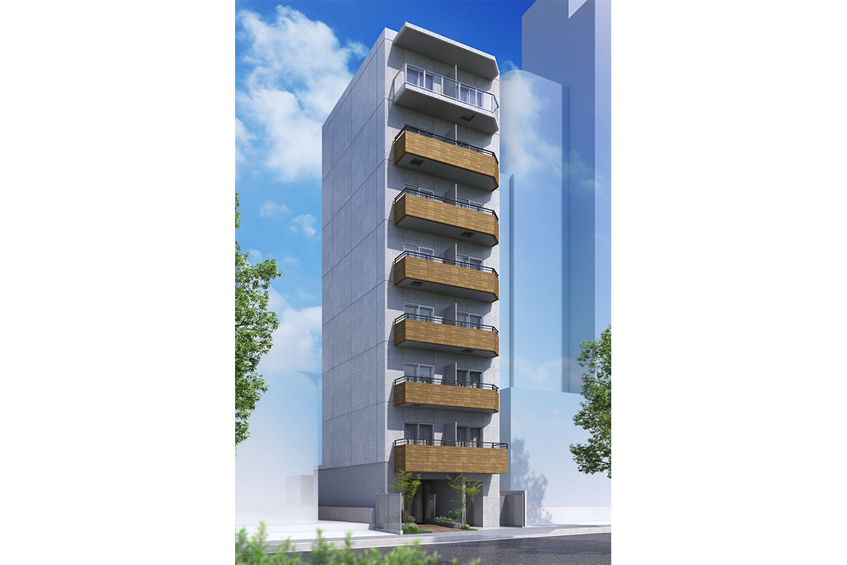 建物全景パース