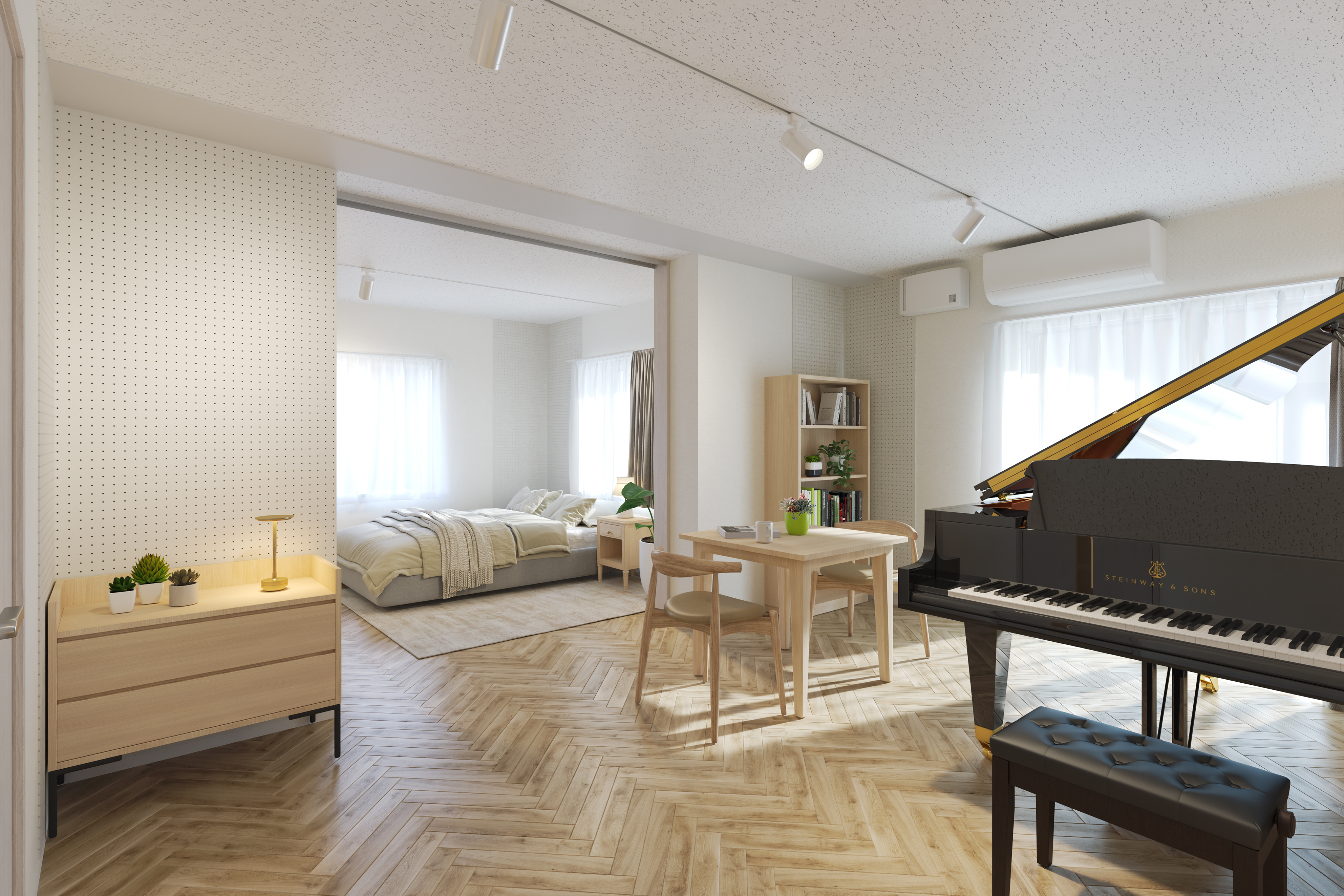 内観パース（Eタイプ①）※CGの家具等はあくまで参考であり実際にはありません。