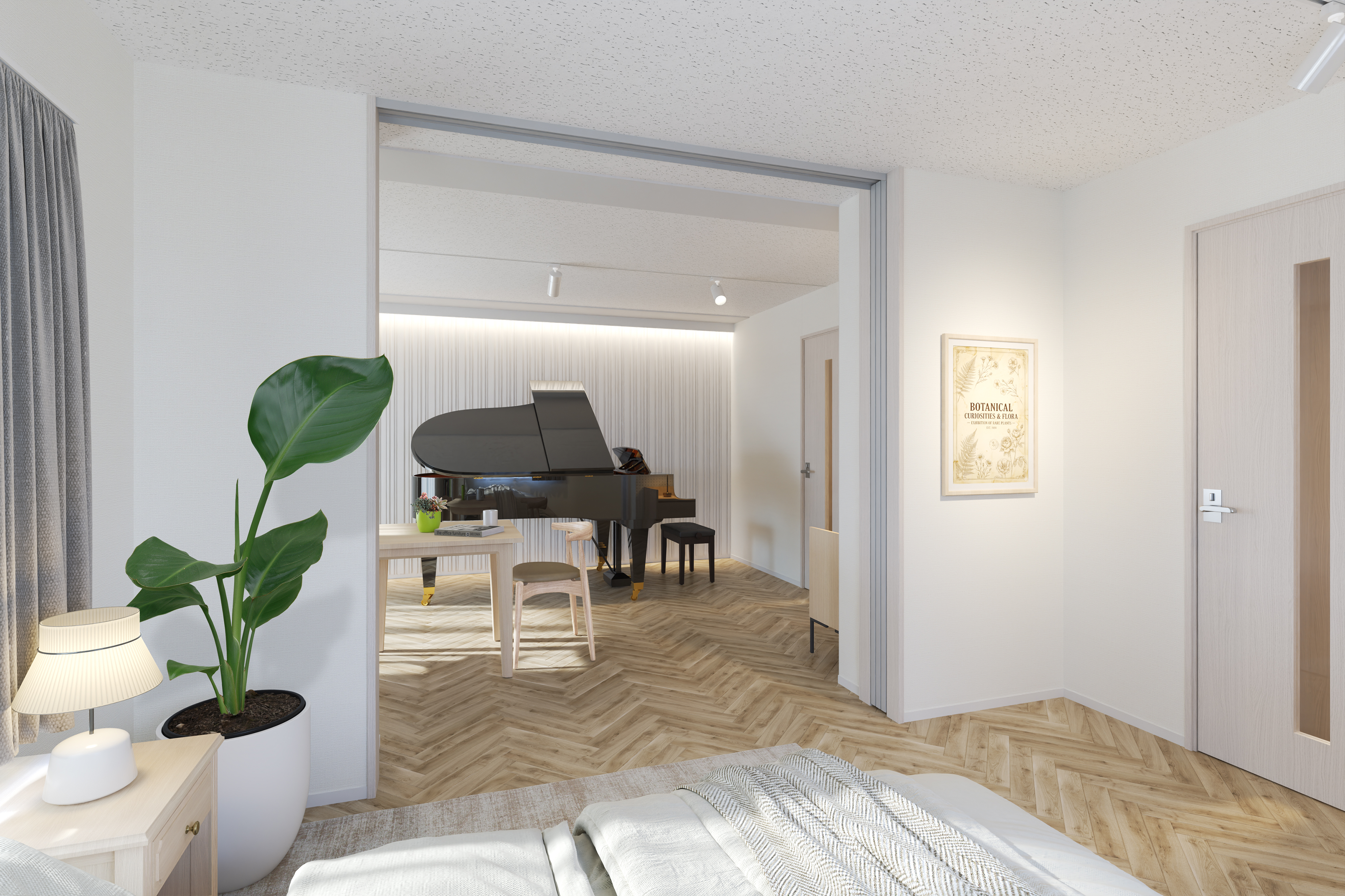 内観パース（Eタイプ②）※CGの家具等はあくまで参考であり実際にはありません。