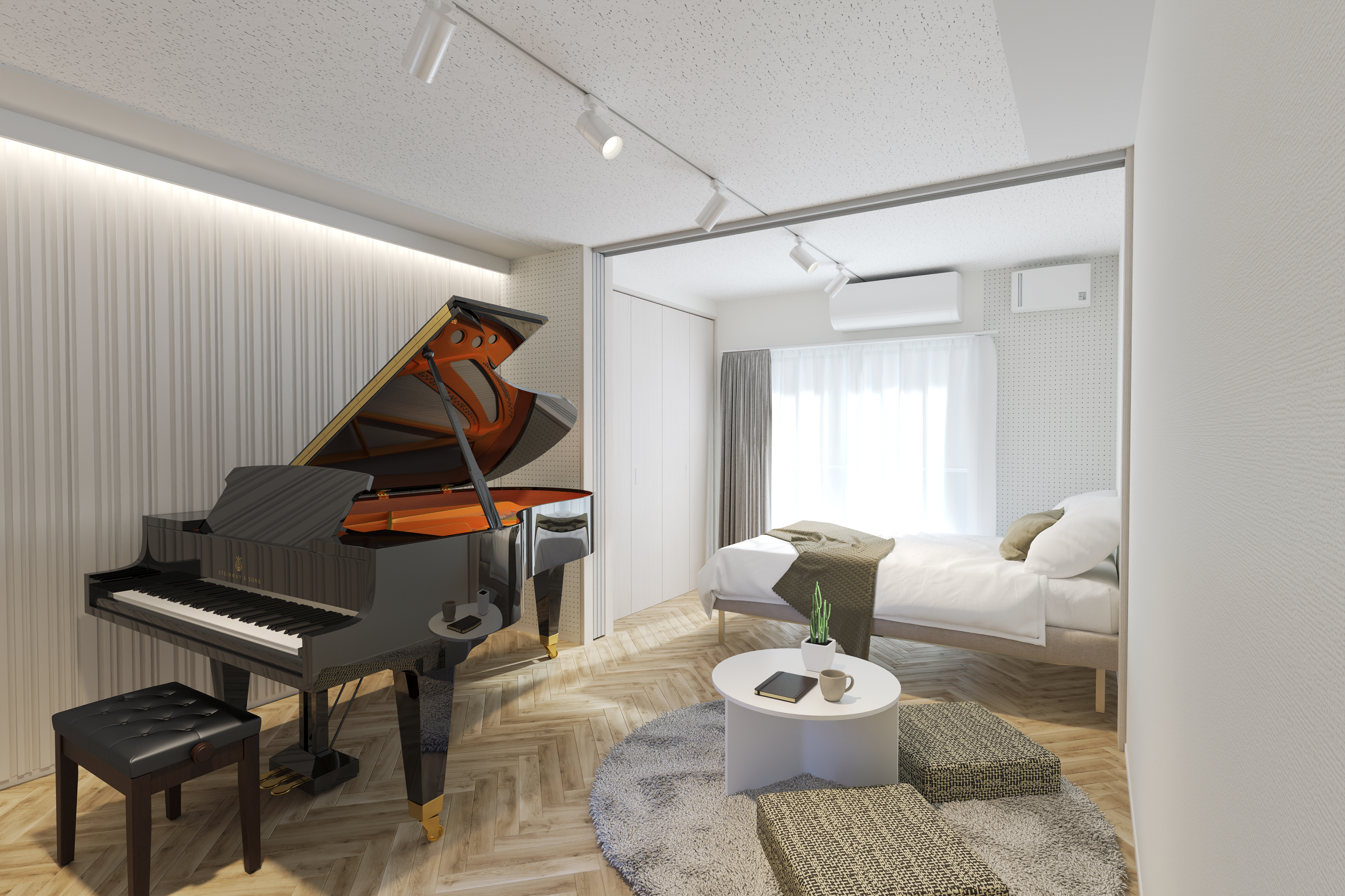 内観パース（Aタイプ）※CGの家具等はあくまで参考であり実際にはありません。